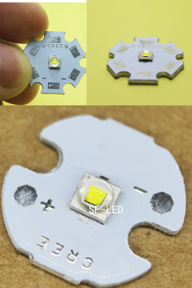 5 шт./10 шт. Cree XLamp XPE2 XP-E2 R3 холодный белый теплый белый нейтральный белый красный зеленый синий 1 Вт~ 3 Вт 3000 К светодиодный светильник-диод с печатной платой