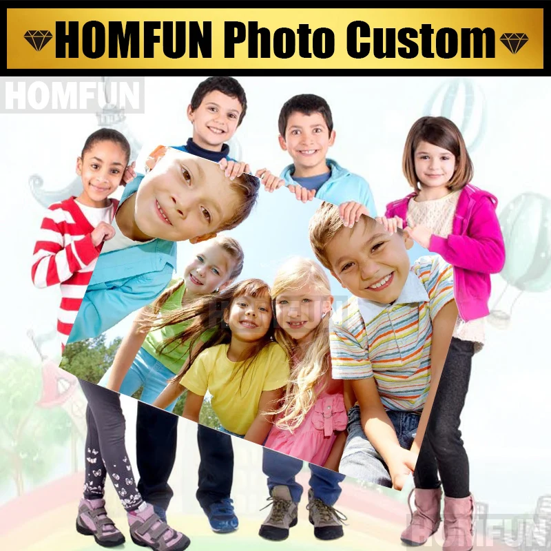 HOMFUN Photo Custom! Private custom! 5D DIY Diamond Painting! Make Your Own Painting Full Square Embroidery | Дом и сад