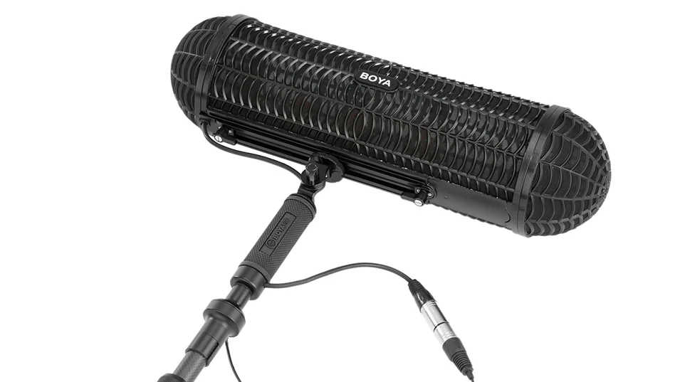 Boya BY-WS1000 микрофоны Blimp лобовое стекло подвеска система для микрофон-пушка для Canon Nikon sony DSLR видеокамера рекордер