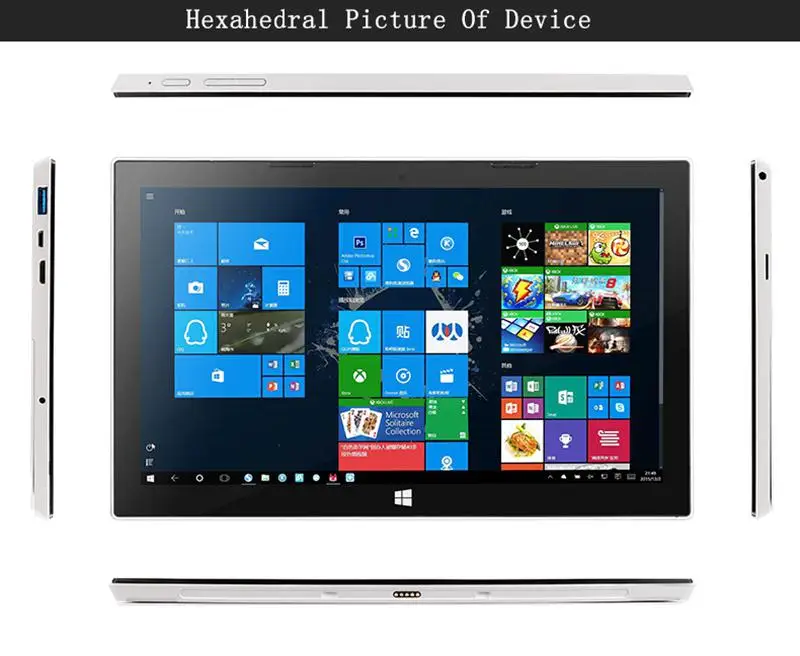 Jumper EZpad 7S 2 в 1 планшет 10," 1080 P ips windows планшеты Intel Cherry Trail Z8350 4 ГБ DDR3 64 Гб EMMC планшетный ПК HDMI ноутбук