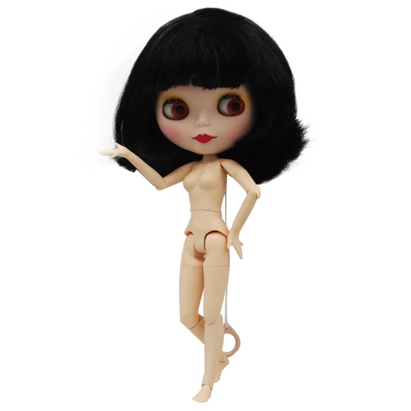 Обнаженная кукла подобный Блит BJD кукла, индивидуальный лак куклы может быть изменен макияж и платье от DIY, 12 дюймов мяч шарнирные 0