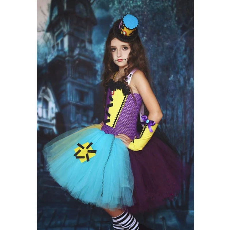 2019 Maidservant костюм куклы платья-Пачки Детское летнее платье для девочек 2 3 4 5 6 7 8 лет