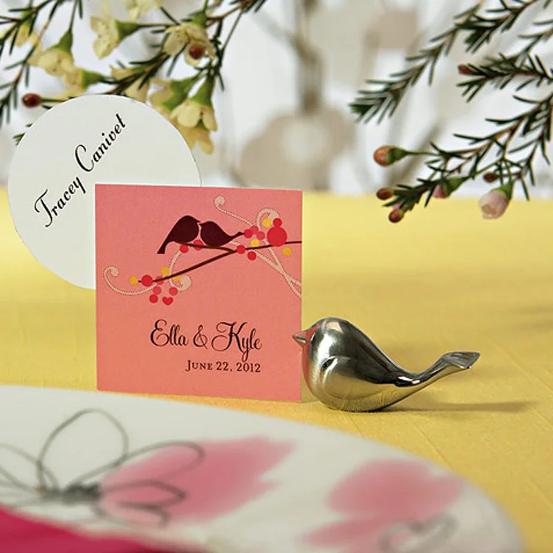 

Держатель для карт Серебряная Love Bird, 20 шт./лот