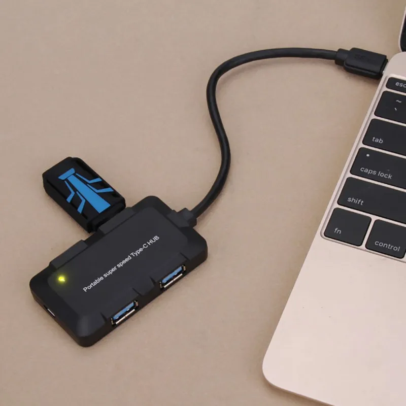 Новый USB3.0 док станция USB C Тип с разъемами типа и 4 порта 3 0 высокое Скорость