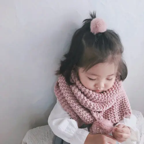 Осенне весенний детский подарок для мальчиков и девочек теплый шарф