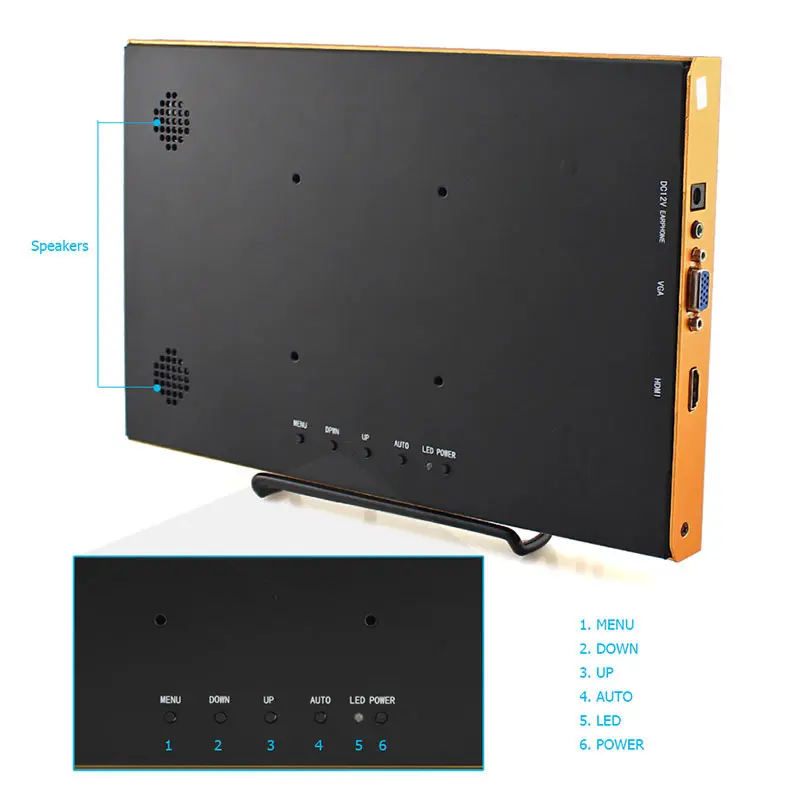 Электрический 11,6 дюймовый ЖК-экран 1920x1080 HDMI PS3 PS4WiiU Xbox360 дисплей монитор для Raspberry Pi 3 B 2B B+ Windows 7 8 10
