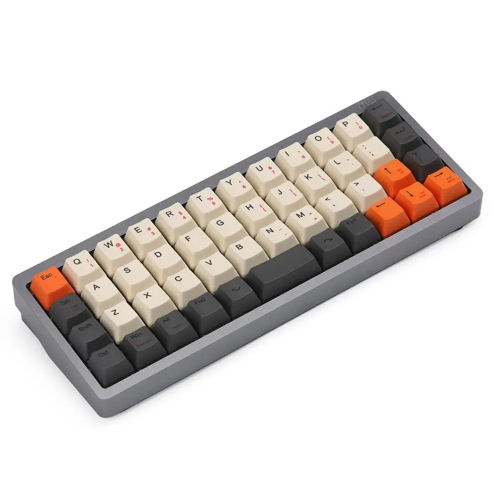 NIU40 углеродный краситель-субкровать OEM профиль колпачки для 40% макета cherry mx механическая клавиатура