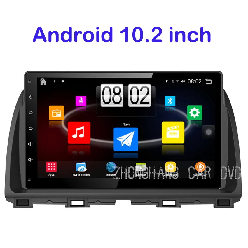 Четырехъядерных процессоров 1024 x 600 android-авторадио GPS для Mazda CX-5 2013 2014 cd dvd с Bluetooth Wifi