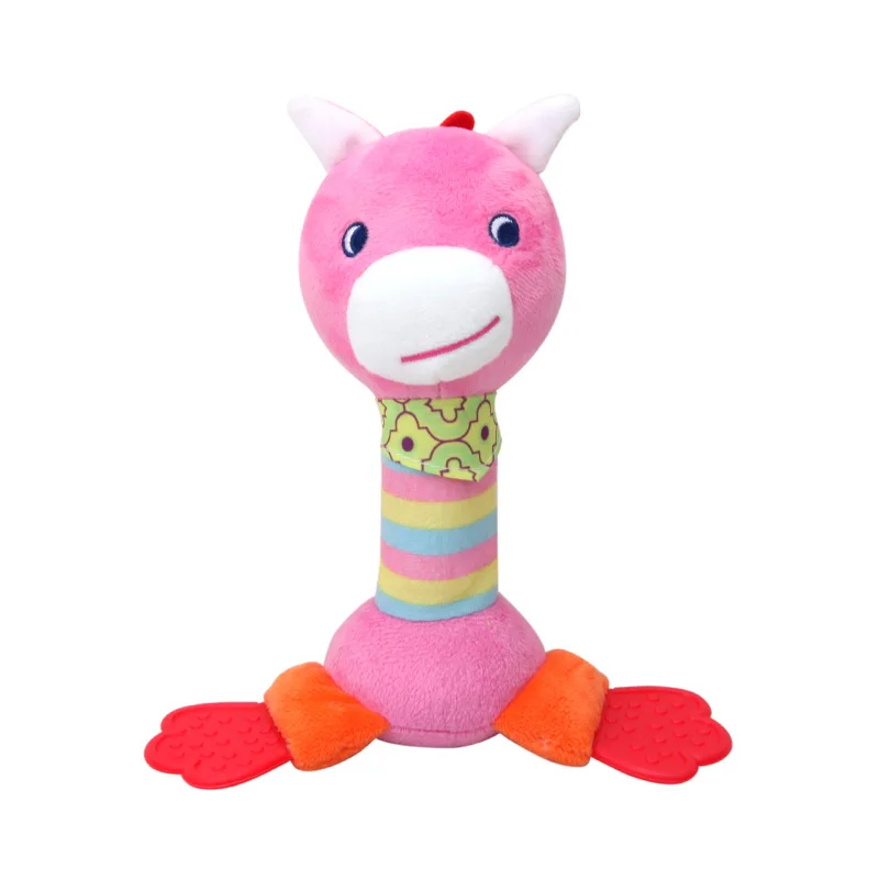 Donkey Handspike Детские игрушки 0-12 месяцев кроватки переносные погремушки детские игрушки комфорт чучело Обучающие игрушки кровать колокольчик плюшевые куклы игрушки для ребенка - Цвет: Donkey Handspike