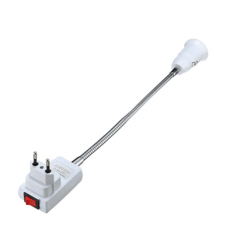 EU Plug-40cm Универсальный гибочный преобразователь для студийного освещения, светодиодный преобразователь лампочек, патрон для лампочки - Цвет: EU Plug-40cm