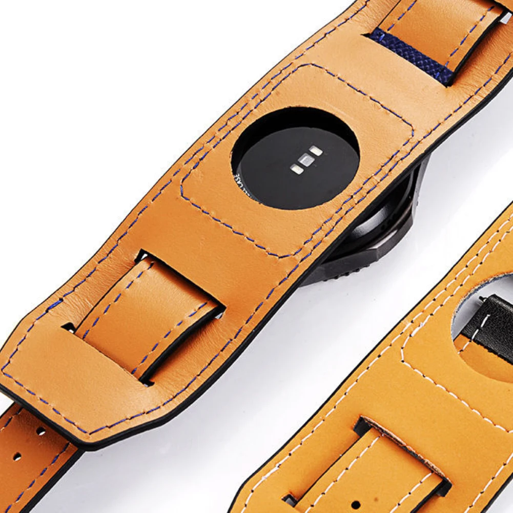 Модный Топ брендовый роскошный сменный Браслет из натуральной кожи для samsung gear S3 Frontier
