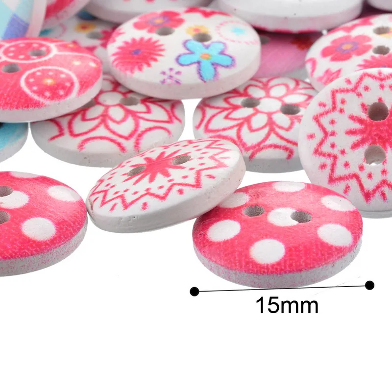 100 шт. Ретро Кнопка разнообразные декоративные пуговицы для детей ручной работы