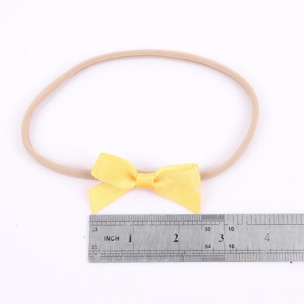 5 шт./компл. бутиковая детская нейлоновая повязка на голову однотонная эластичная