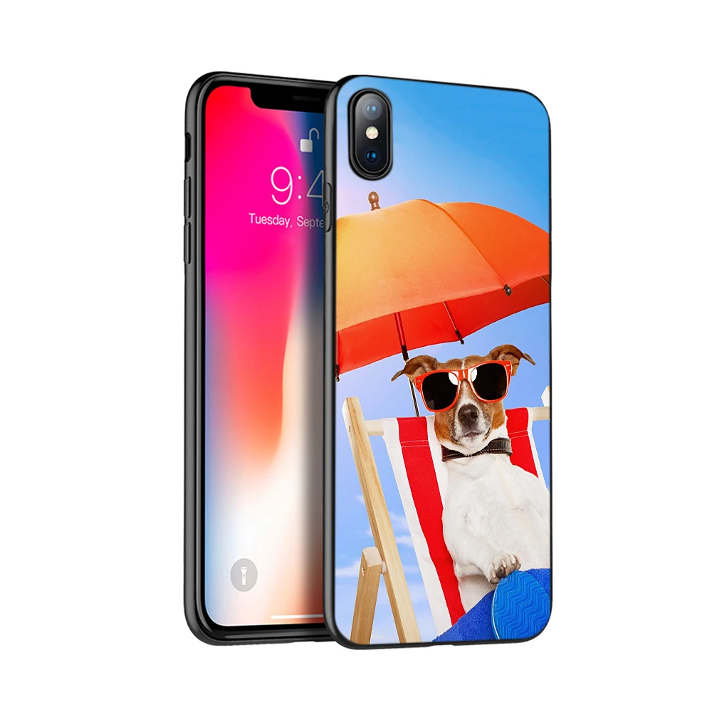 Черный чехол из термопластичного полиуретана для iphone 5 5s SE 2020 6 6s 7 8 plus x 10