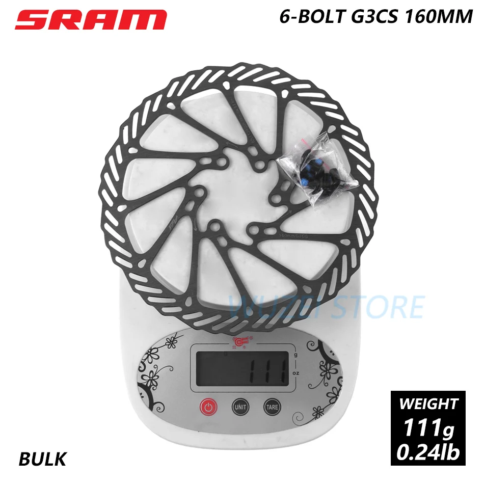G3 160mm No box SRAM AVID CenterLine дисковый тормозной ротор G3 160/180/203 мм HS1 6 Болты ротора CNTRLN XR округлые диски Центральный замок диск 1 шт - Цвет: G3 160mm No box