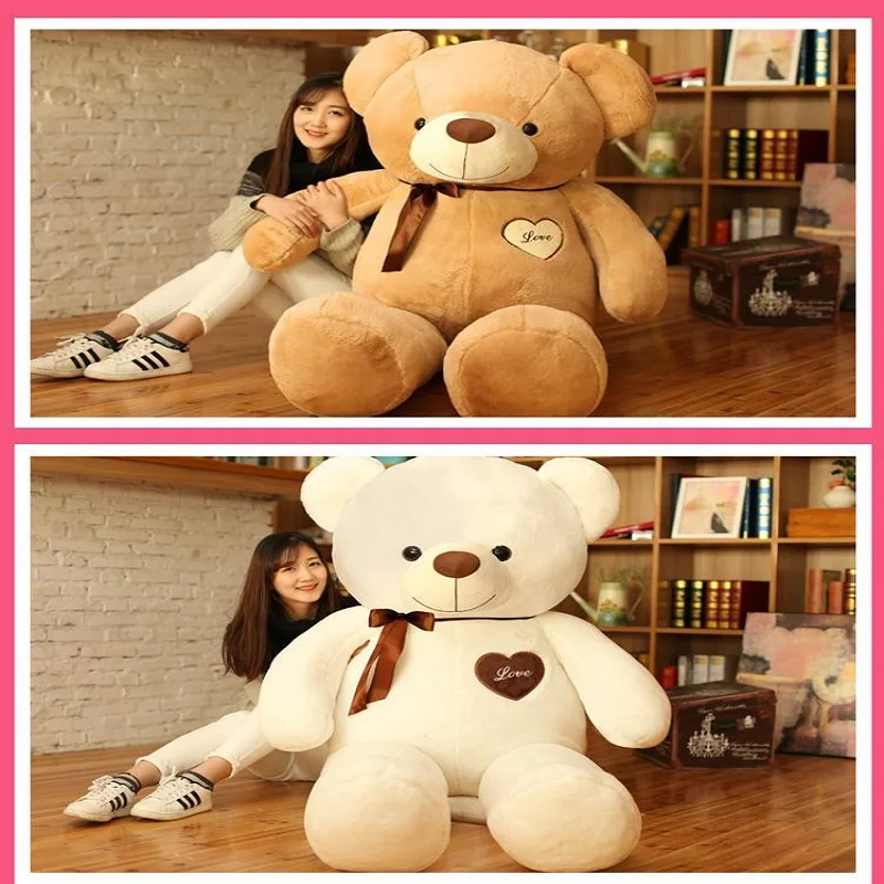 Полный наполнитель прекрасная романтическая лента плюшевые игрушки медведь