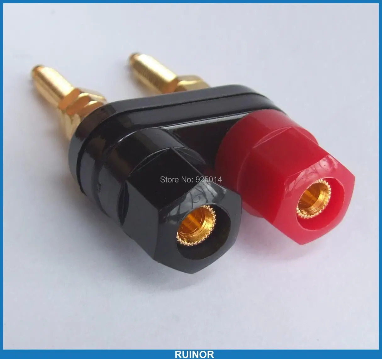 Позолоченные клеммы для штепсельной вилки типа банан 2 шт. | Обустройство дома