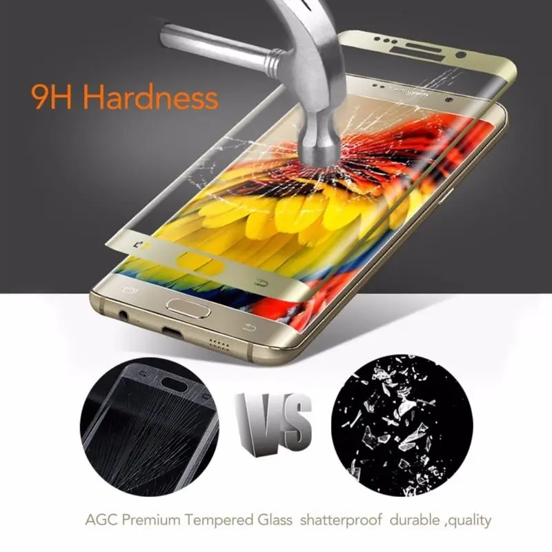 Закаленное 3d стекло с полным покрытием для Samsung Galaxy s9 s8 s7 s6 edge plus note 8 9 Защитная