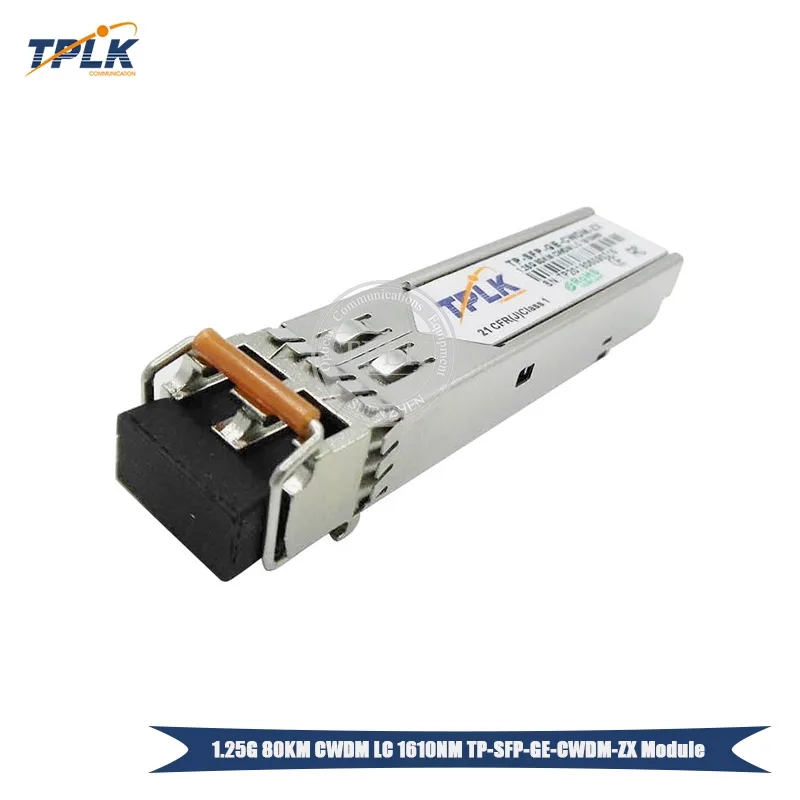 10 шт./лот высококачественный 1 25G 80KM CWDM LC 1610 нм фототрансивер модуль одномодовый