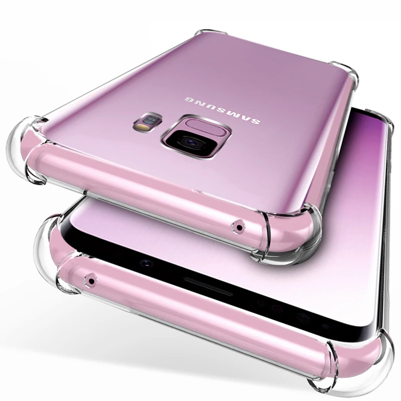 Роскошный прозрачный мягкий чехол YueTuo из ТПУ для телефона etui coque case cover samsung galaxy s9 s