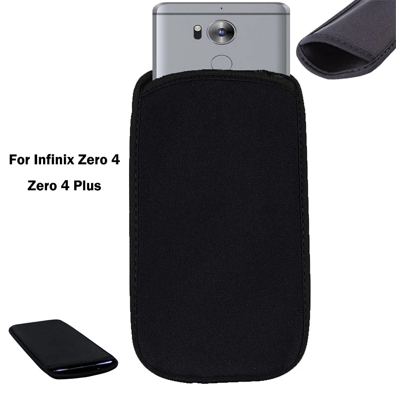 Для Infinix Zero 4 + Plus X574 X602 гибкий неопреновый черный чехол для X555 эластичные рукава
