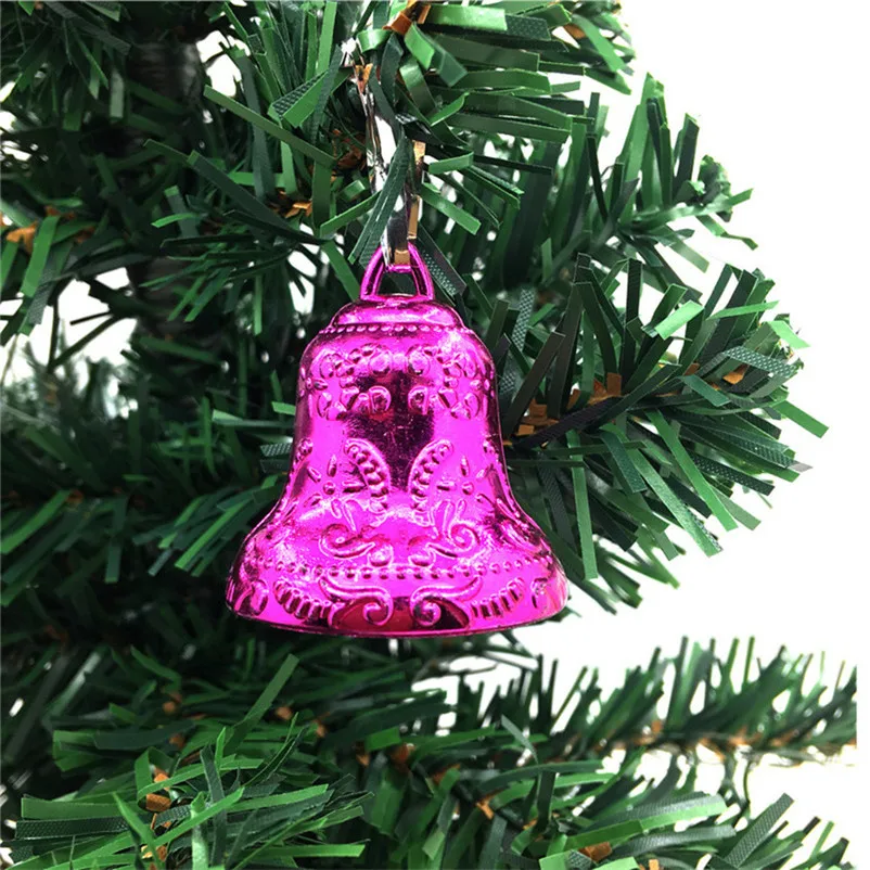 6 шт. Рождественский колокольчик елочные украшения Xmas декоративные подвесные