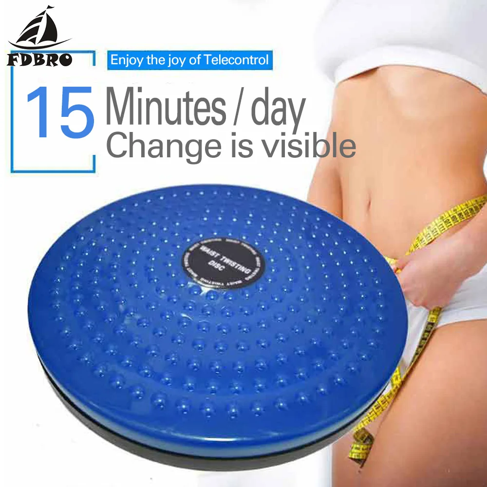 Plastic Waist Twist Disc Yoga Board Body Building Fitness Slim Weight Loss Foot Massage Plate Twister Exercise Gear | Спорт и