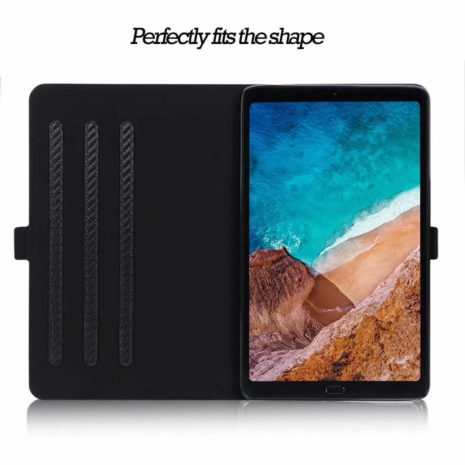 Ретро Чехол из искусственной кожи для Xiaomi Mi pad 4 plus 10,1 дюймов планшетный ПК подставка чехол для Xiaomi Mi pad 4 Plus Защитный Чехол+ пленка