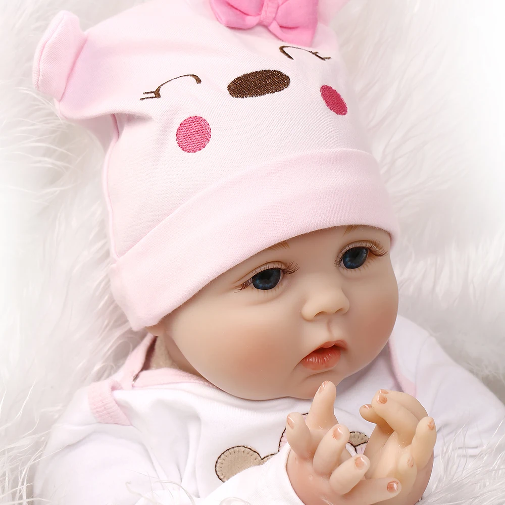 NPK Reborn Baby Dolls силиконовая милая мягкая кукла для новорожденных девочек детские