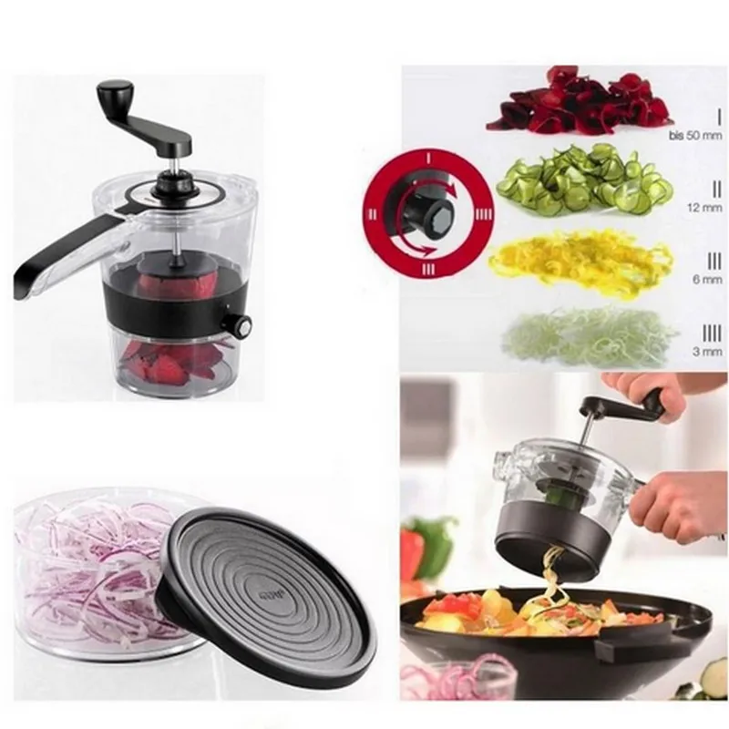 Спираль Тесак spiralfix для овощей спирали растительного спагетти/макароны ручной