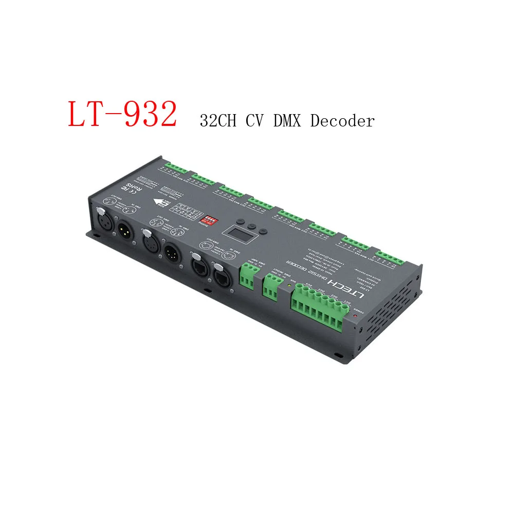 LTECH LT 932 32CH CV DMX512/RDM декодер входное напряжение 12 24Vdc|Контролеры RGB| |