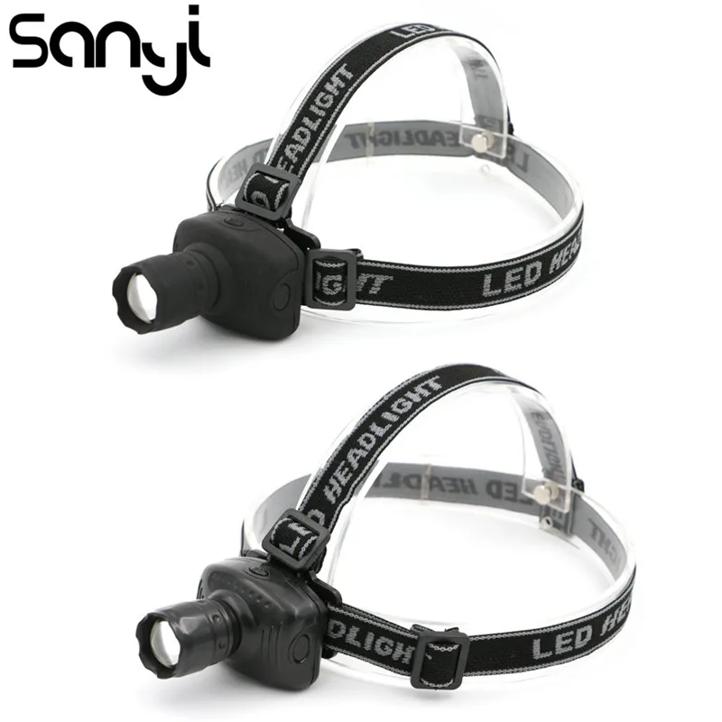 Налобный мини фонарь сверхъяркий регулируемый на 90 градусов 3 режима