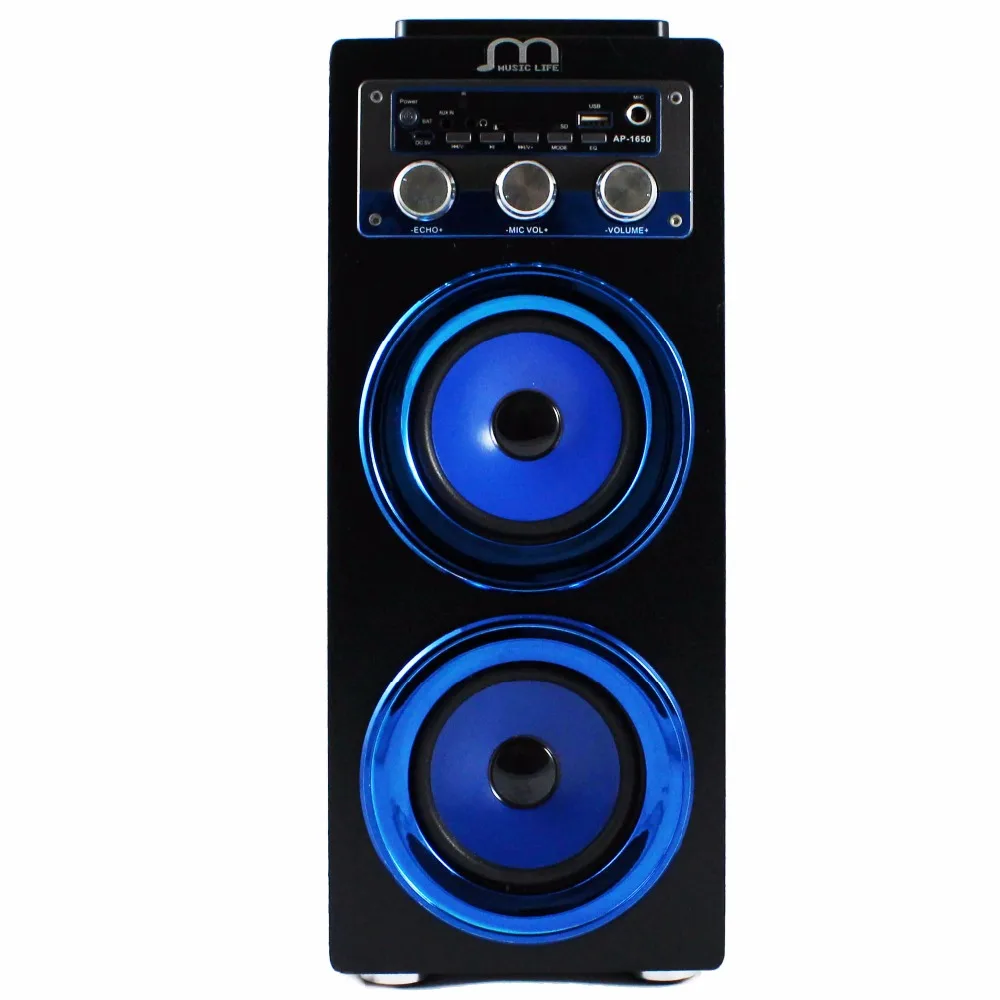 Bluetooth караоке Динамик с микрофоном FM радио MP3 высокое Мощность Портативная