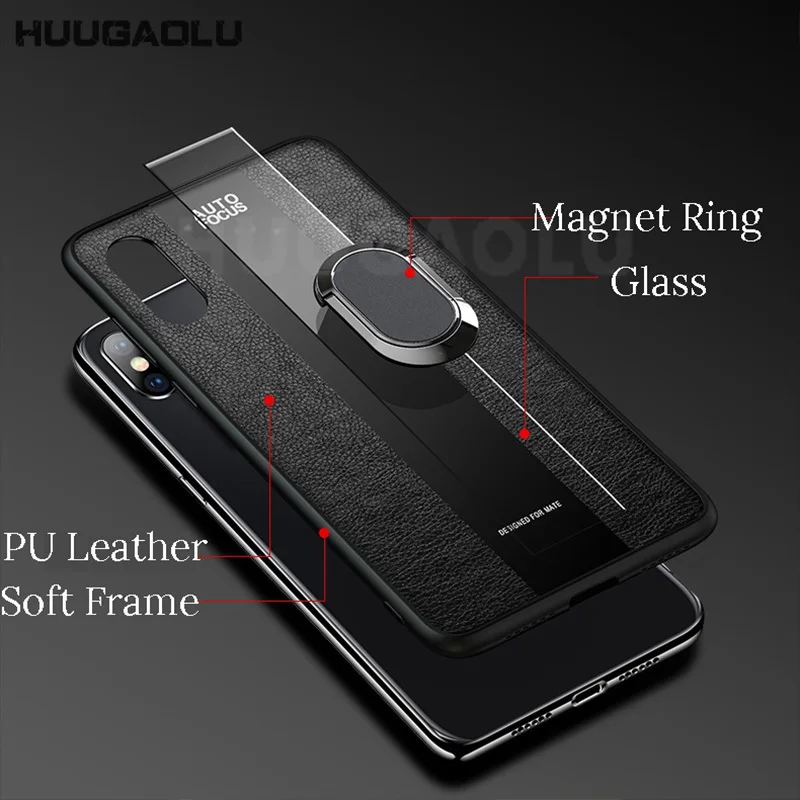 Роскошный чехол для спортивного автомобиля huawei P30 P20 Pro mate 20 Lite P Smart mate 10 Nova 3i 3 4 чехол с магнитным кольцом Etui