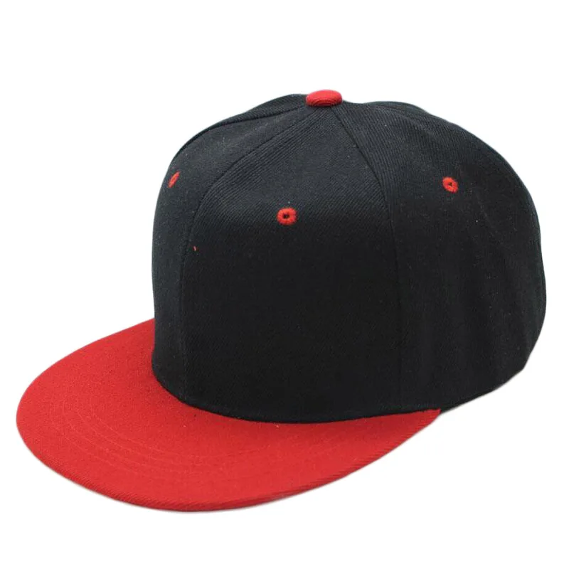 Full Close Hip Hop Cap Blank Whole Closure Women Men's leisure Flat Brim Bill Hip Hop Baseball Cap Snapback Hat