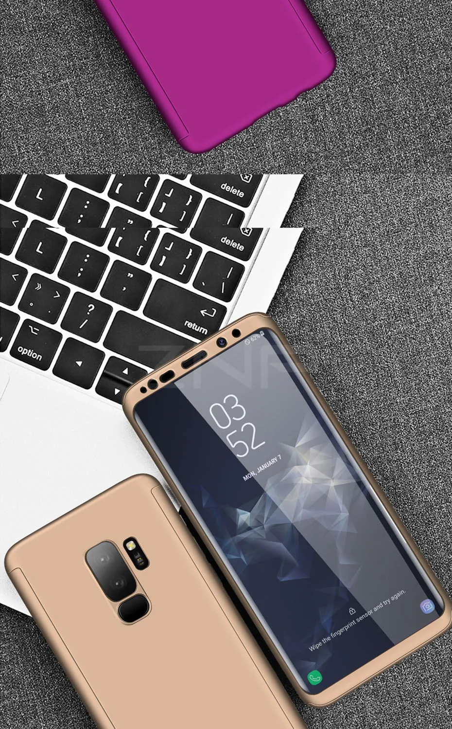 ZNP 360 полный защитный чехол для телефона для samsung Galaxy S10 S9 S8 Plus S7 Edge чехол для Galaxy Note 9 8 S10E S9 со стеклом