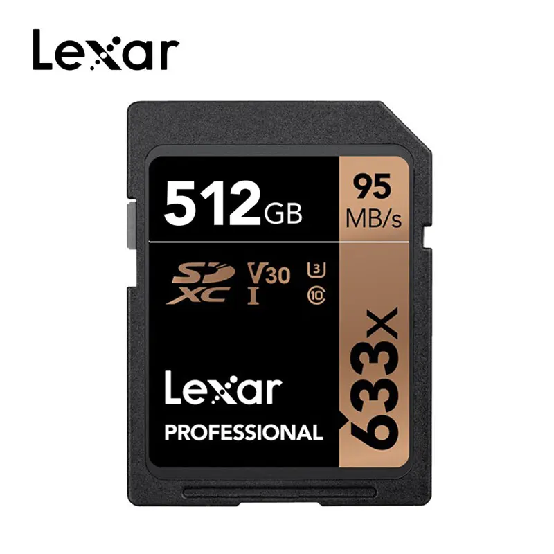Lexar sd-карта высокой емкости 633x 32 Гб 64 Гб 128 ГБ 256 ГБ 512 Гб карта памяти USH-1 U3 высокая скорость