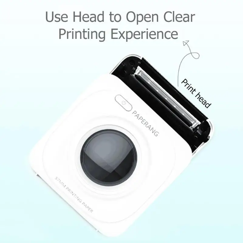 PAPERANG P1 Мини Bluetooth 4,0 Термальность фотопринтер Карманный Беспроводной Соединение 5V Micro USB