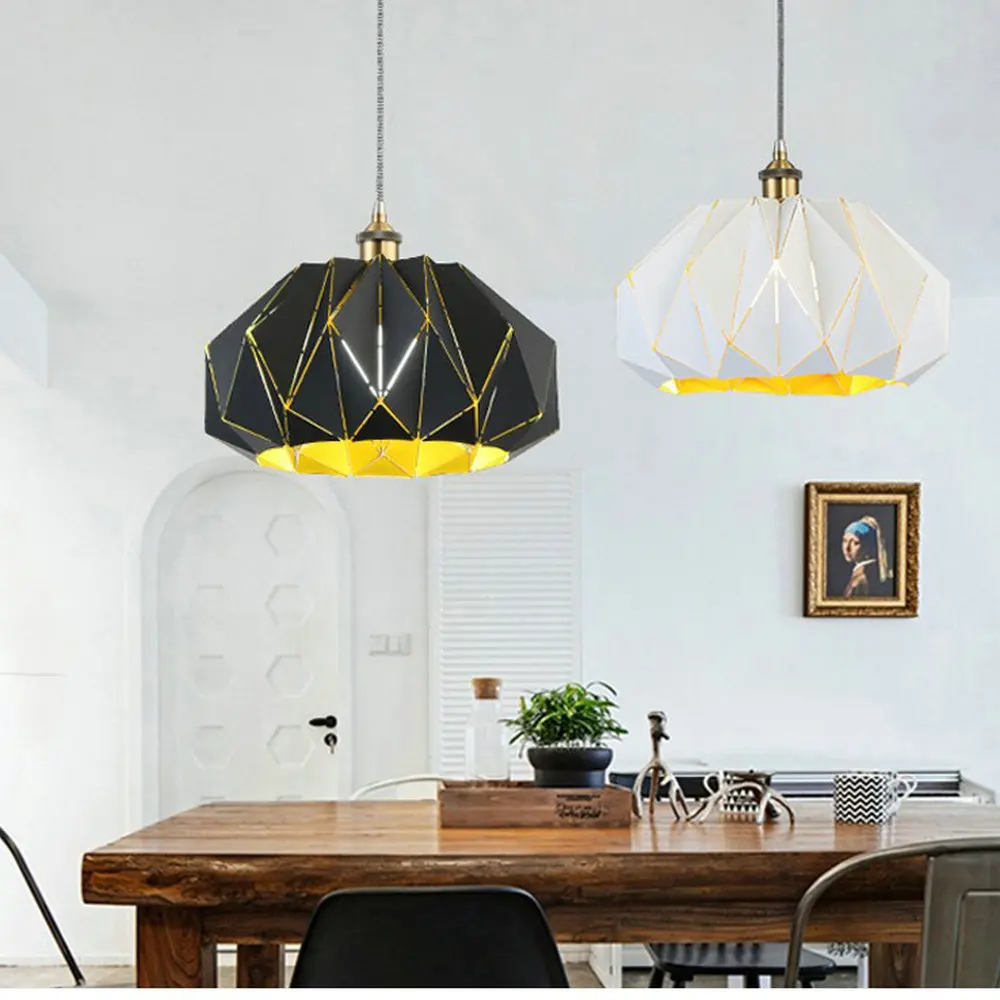 Лофт скандинавский винтажный промышленный декор черная Подвесная лампа