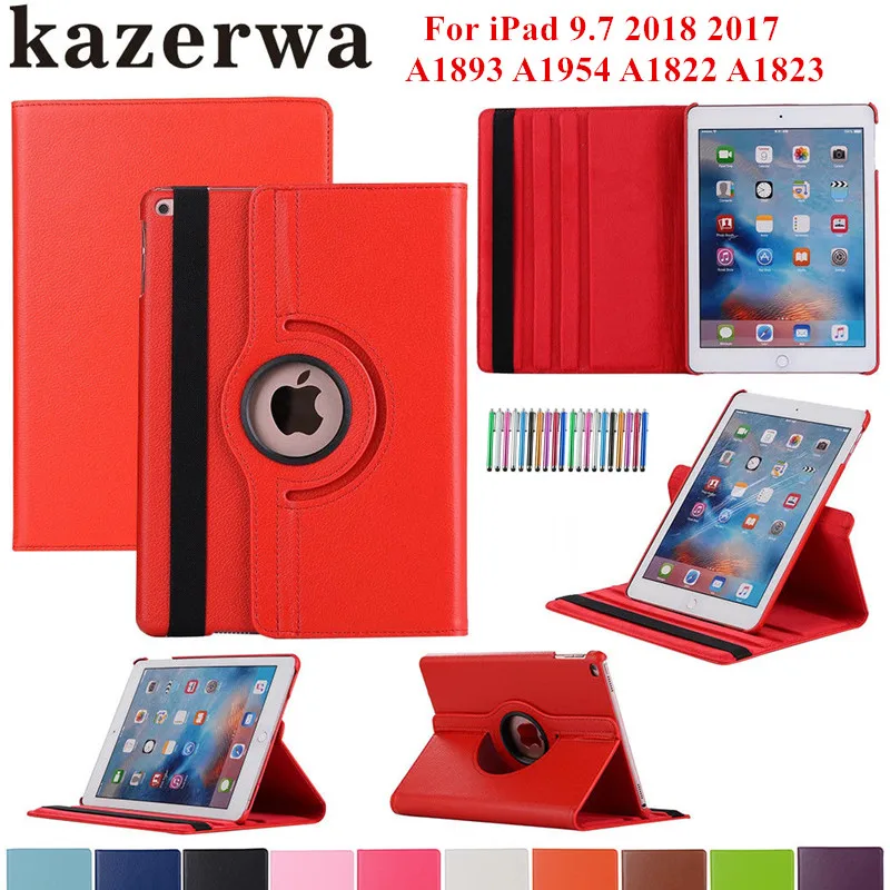 Вращающийся на 360 градусов чехол для Apple новый iPad 9 7 2017 2018 A1893 A1954 умный +