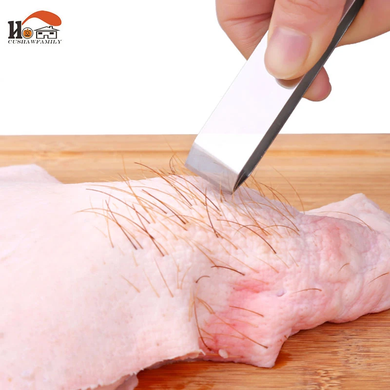 CUSHAWFAMILY рыба костяной Пинцет из нержавеющей стали перья заколка для волос со