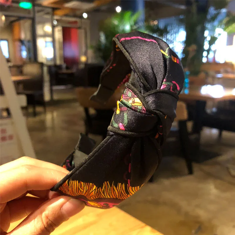 Аксессуары для волос в этническом стиле головной убор Женская ткань вязаный