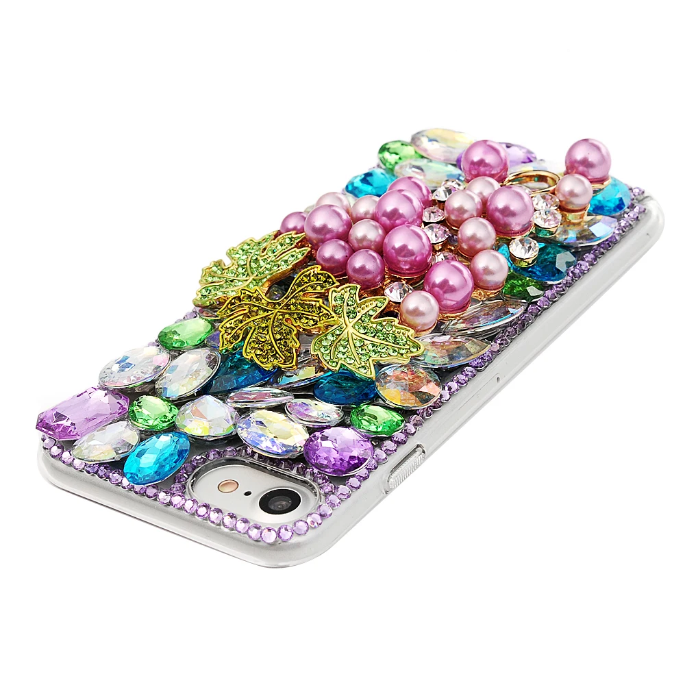 TURATA Bling Diamond чехол для iPhone X 8 7 6 S Plus кристалл жесткий Пластик защитный 3D горный