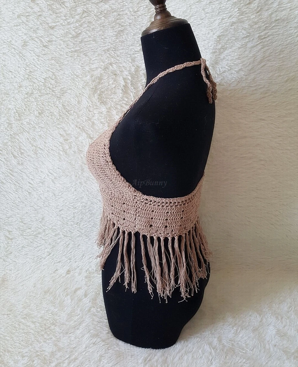 Aipbunny,, вязаный крючком Топ бикини с кисточками, на бретелях, тонкий, maillot de bain femme, купальник, женский купальник, бикини