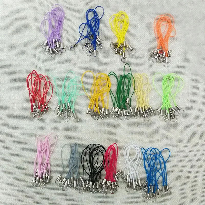 Красный мобильный случае Lariat LANYARD Перейти Кольца Малый веревку брелок Брелоки