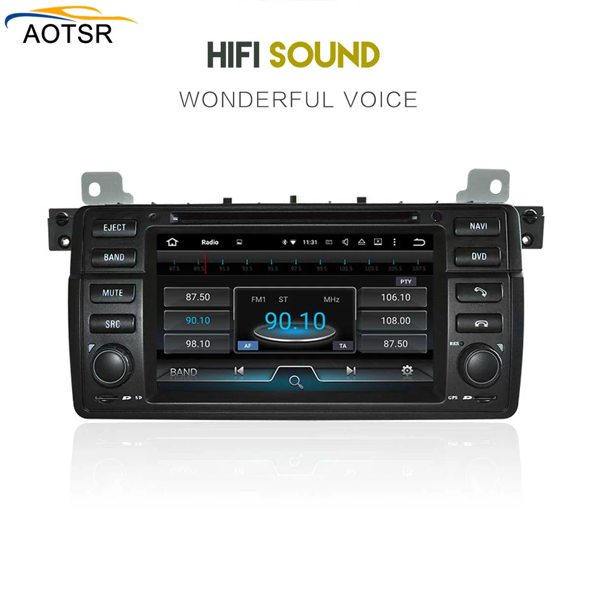 4 + 32 Android 8 0 автомобильный Радио dvd плеер для BMW 3 серии E46/M3 1998 2006 GPS навигация