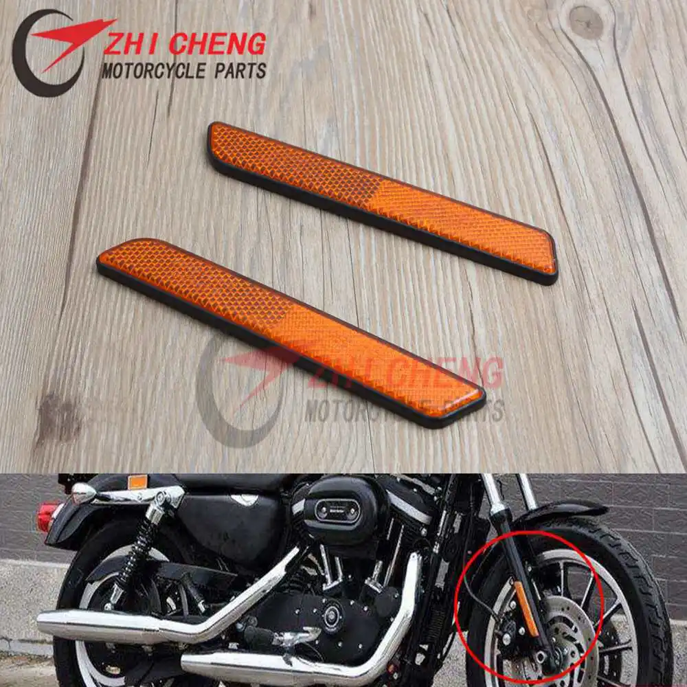 Отражатель передней вилки мотоцикла предупреждение о безопасности для Harley Sportster