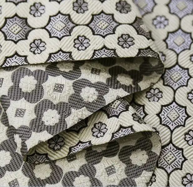 new French brand floral jacquard fashion dress skirt jacket coat fabric material | Дом и сад