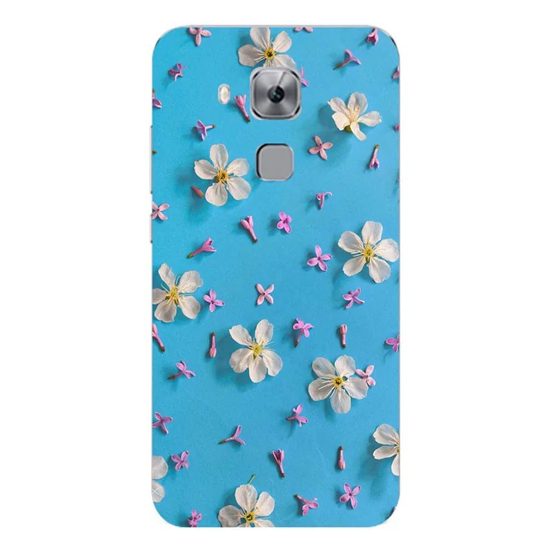 Чехол для Huawei Ascend G8 GX8 G7 Plus Maimang 4 модная задняя крышка с рисунком розы жесткий