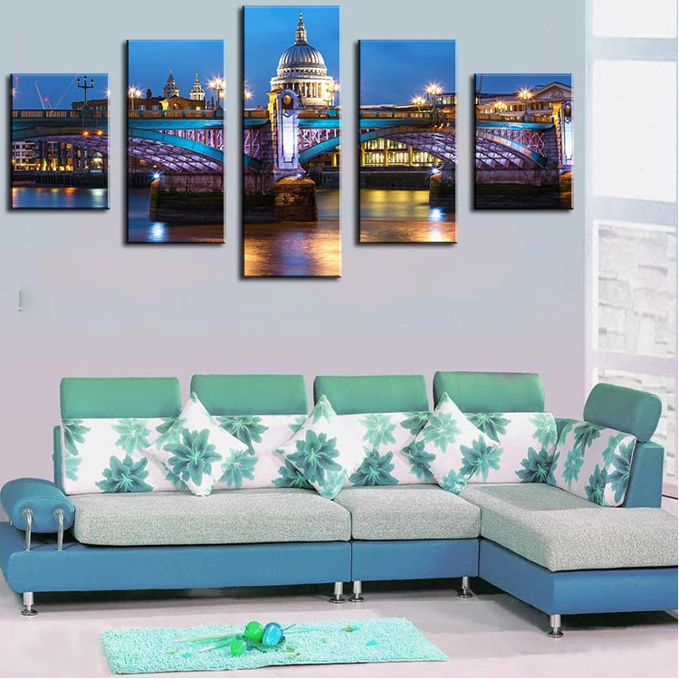 

NO FRAME blackfriars-bridge-london Oil Painting Printed Painting Oil Painting On Canvas Oil Painting for Home Decor Wall Decor